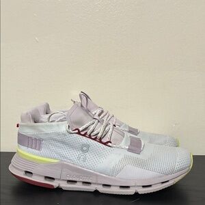 On Cloudnova in the Undyed White Fade size 9.5